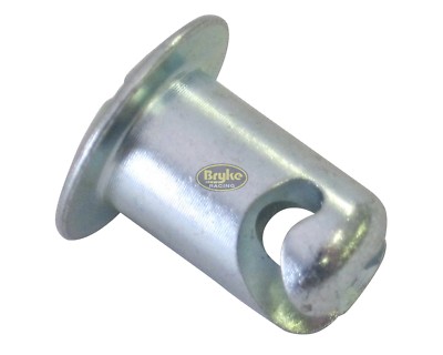 50 Pack 7/16" X .500" Aluminum Dzus Quarter Turn Fastener Buttons, Black, Bryke Fasteners