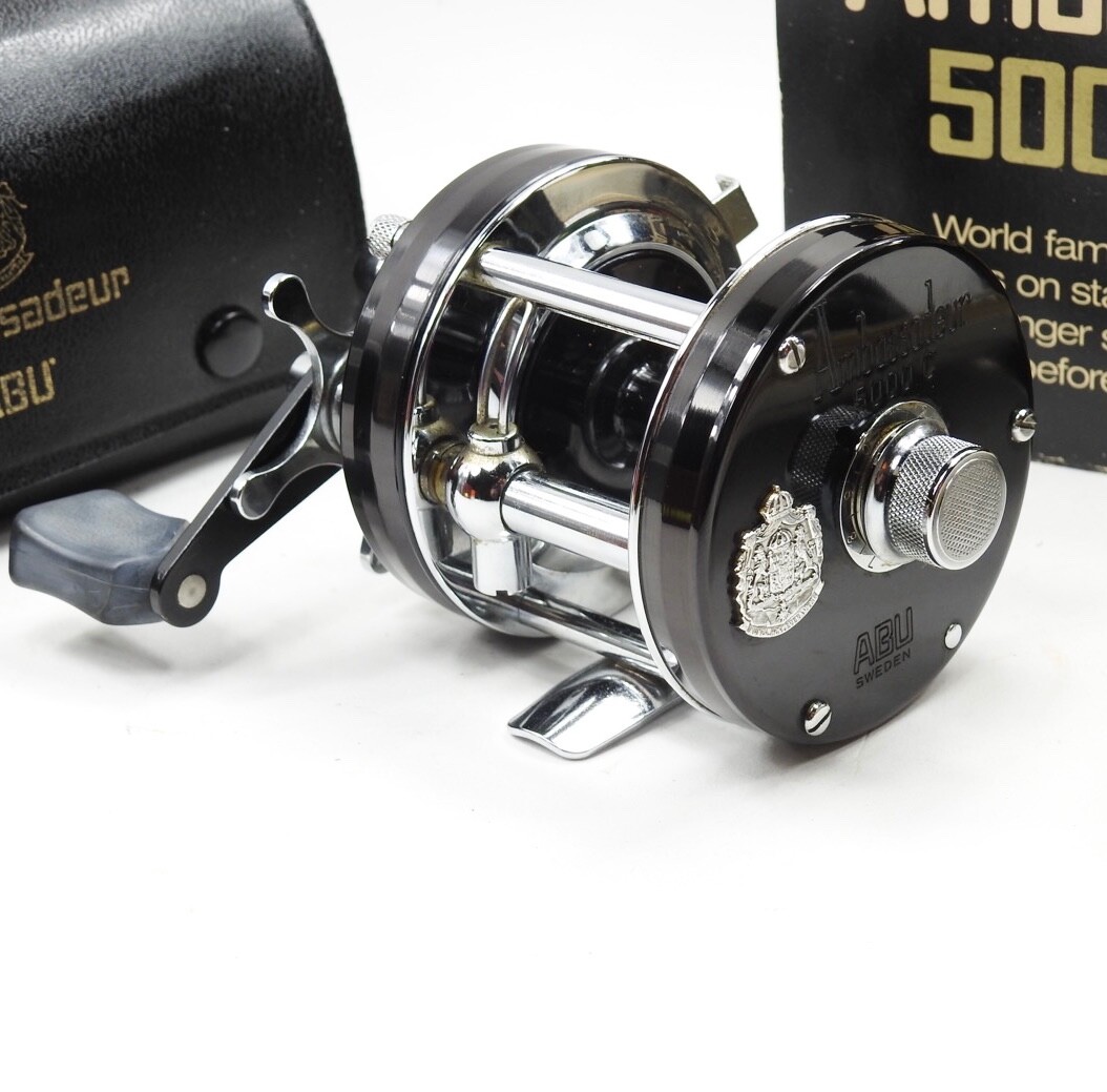Abu Garcia Ambassadeur 5000C Fishing Reel. Made in Sweden. W Abu Garcia Ambassadeur 5000C Fishing Reel. Made in Sweden. W