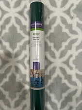 Cricut Permanant Glossy Premium Vinyl Holographic Crystals 12"x48"Dew Green NEW