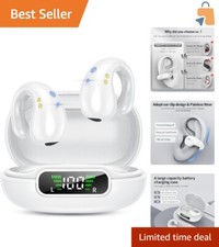 Open Ear Bluetooth 5.3 Wireless Earbuds - 36H Playtime, Waterproof Sport Design