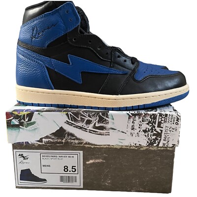 Air kiy ブレッド jordan 青黒　スニーカー oma キャップ REVES PARIS AIR KIY ROYAL LIMITED EDITION SIZE 8.5 | eBay
