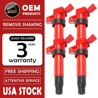 Energy 4 Ignition Coils for Hyundai Genesis Santa Tucson Optima Forte Kia UF611
