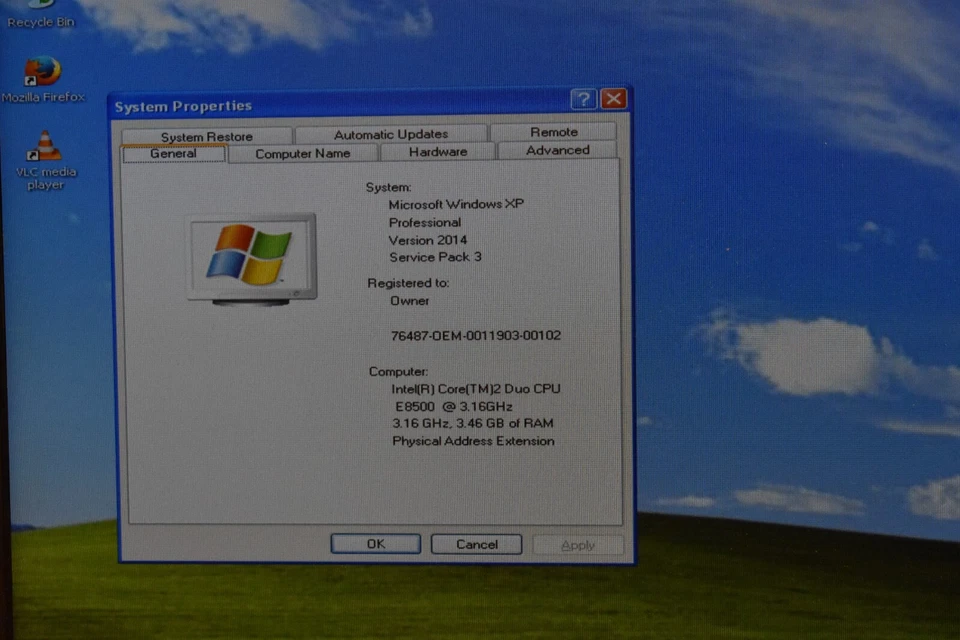Dell Optiplex 780 USFF Core 2 Duo E8500 3.16GHz 4GB 320GB HDD Windows XP 32-bit - Image 3 of 4