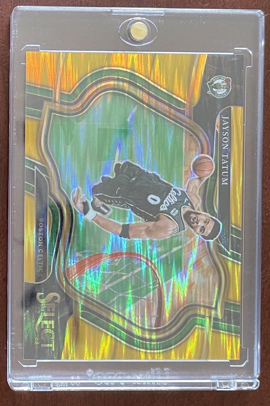 Panini Select Jayson Tatum 2022-2023 3/10 Courtside Gold Prism #245