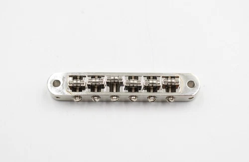 Tune-O-Matic M4 Roller Saddles Bridge ~Chrome~ For Gibson Les Paul/SG