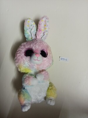Ty Beanie Boos Glitter Eyes Bloom The Easter Bunny Rabbit Plush
