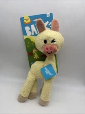 Bark Box Fuzzy Farm ‘Thrash It’  Dog Toy Big Alpaca Crinkle Squeaker Stuffed