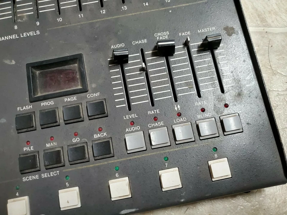 NSI NCM 6200 Stage memory Lighting Controller midi microplex untested - Image 3 of 4