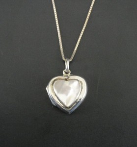 mother of pearl locket necklace