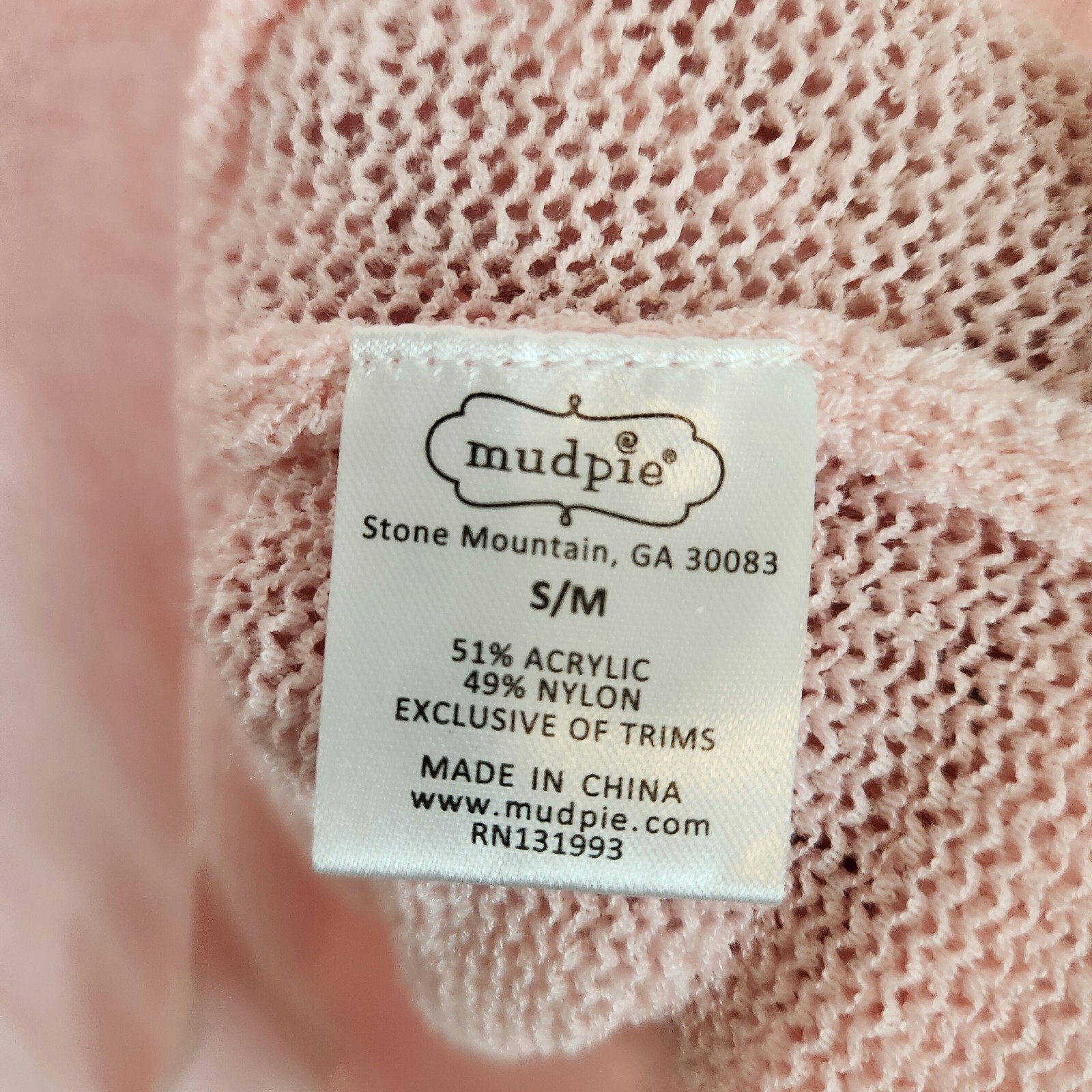 Mud Pie Lightweight Weekend Pullover Sweater Pink… - image 4