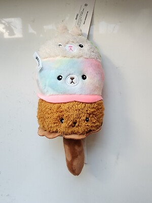 Miniso Kawaii 3-stufiges Tier Eiskegel Plüschtier