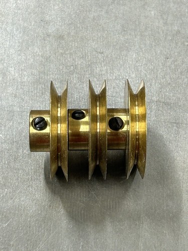 MENGE 1 BOSTON GEAR G1217 MESSING-RIEMENSCHEIBE UHR DREHMASCHINE BIS 3/16" GÜRTELJUWELIER MOTOR - Bild 7 von 17