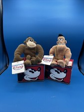Disney Store Park 8" George of the Jungle Ape Plush W/Box Lot of 2