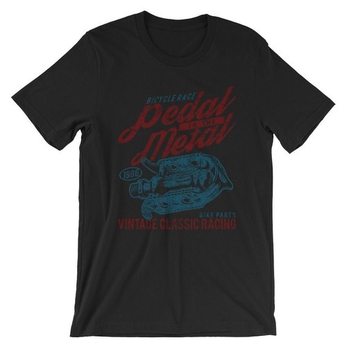Pedal To The Metal T-Shirt. Bike Bicycle 100% Cotton Premium Tee NEW - Picture 6 of 9
