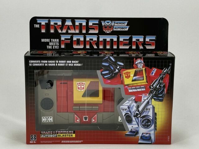 Hasbro Transformers Autobot Blaster Action Figure Walmart Exclusive Reissue NEW