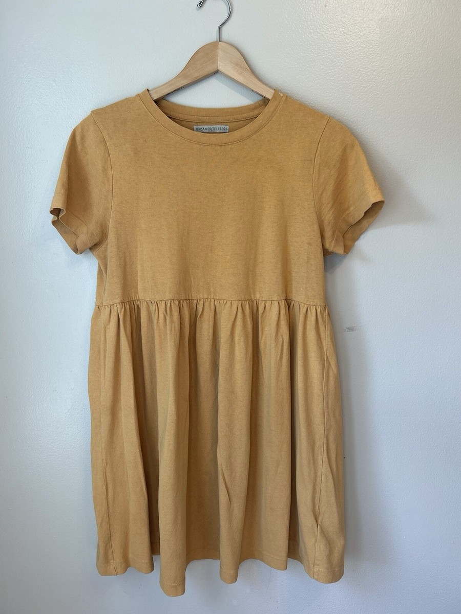 Urban Outfitters Women's A-line Cotton Dress Ruched Waist Relaxed Fit  Summertime | eBay