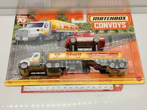 Matchbox Convoys / Western Star 49X Tanker & 2019 Ford Mustang - Shell V Power - Picture 10 of 11