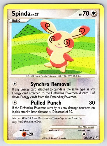 Spinda 46/147 Rare Supreme Victors Pokemon MP