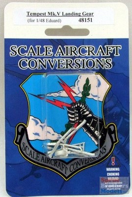 SAC48151 1:48 Scale Aircraft Conversions - Tempest Mk V Landing Gear (EDU kit)