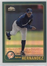 2001 Topps Traded & Rookies Chrome Retrofractor Adrian Hernandez #T226 0w7