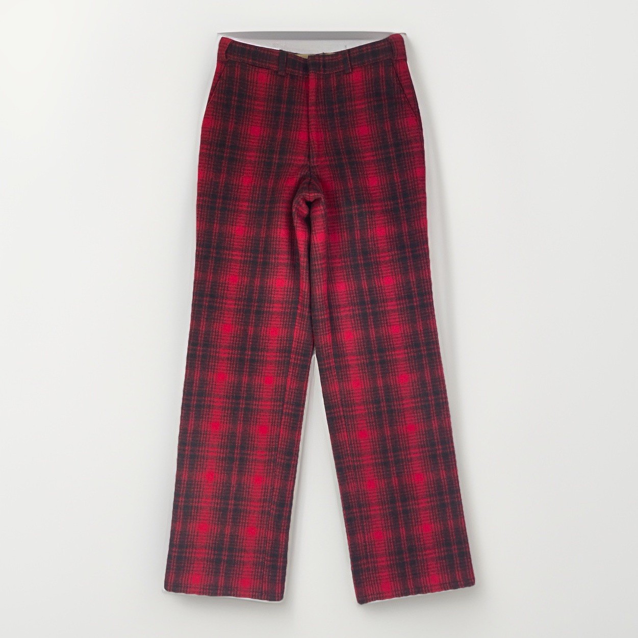 Vintage Polo Ralph Lauren Wool Hunting Pants Size 31x34 Plaid Red Heavy