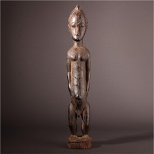 Figura Ancestro Baule 13925 Blolo Bian Costa de Marfil de Colección Privada