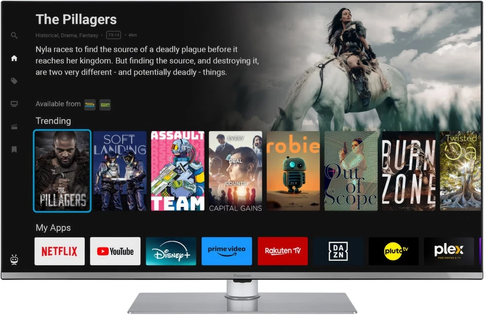 PANASONIC Fernseher 43 Zoll 108 cm 4K Ultra HD LED Smart TV TB-43W63AE8 - Bild 3 von 4