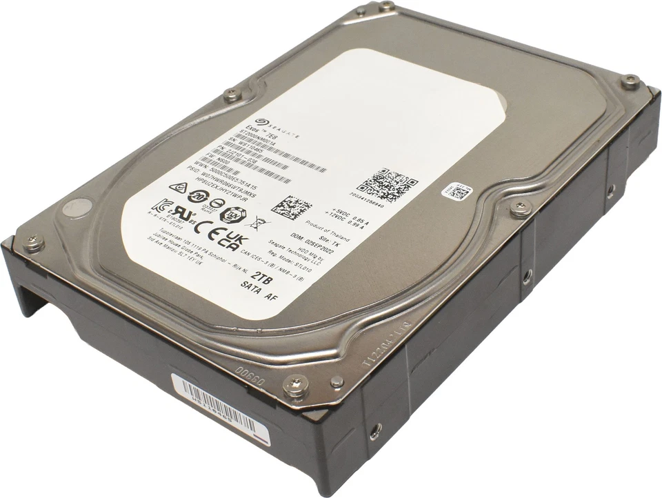 Exos 7E8 Seagate 2TB 3.5" 7.2K 6G SATA HDD Festplatte ST2000NM0125 - Bild 3 von 4
