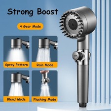 Doccino per Doccia Pulifer, Soffione Doccia Con Filtro Portatile, 4 Modalità