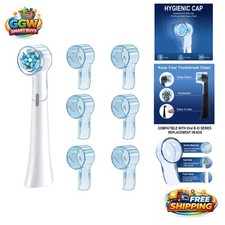 6 Color-Coded Toothbrush Covers for iO Brush Heads - Travel Hygiene Essentials
