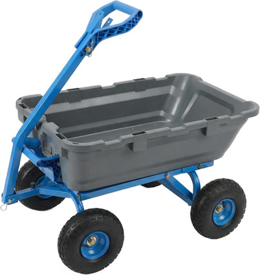Sekey 1000Lbs Garden Dump Cart for Seniors, Capacity Yard Wagon with Rubber Tire
