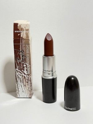 New Authentic MAC Maker Patricia Bright Lipstick Brown Matte @thepatriciabright