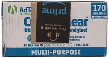 Adtech Hot Glue Sticks, 10 Inch Full Size, Clear, 170 Sticks 0.21 per gallon