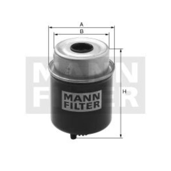 Kraftstofffilter Mann-Filter WK 8142 Filter-image
