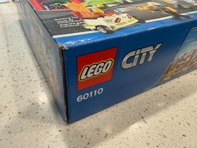 LEGO City 60110 Fire Station new Sealed- Retired Set Building Toy Small Creases