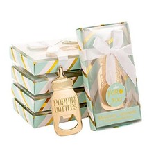 24 Pieces Baby Bottle Openers Shower Favoris, Gifts, Decorations, or Green