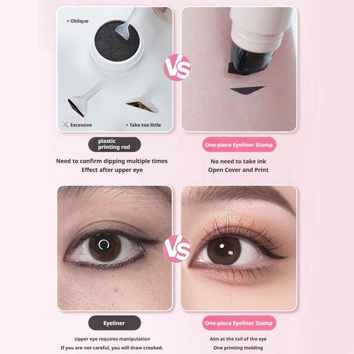 Neu Rotierender Eyeliner Stempel Wasserfest Eyeliner Stempel Stift Eyeliner Stempel Hot Sa - Bild 14 von 20