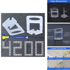 Jauyas Tile Leveling System Clips Spacers Tile Leveler Clips Diy Tile Leveler