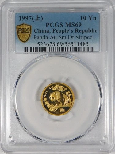 1997 Chinese Gold Panda 1/10 oz — photo from the most recent tracked eBay sale