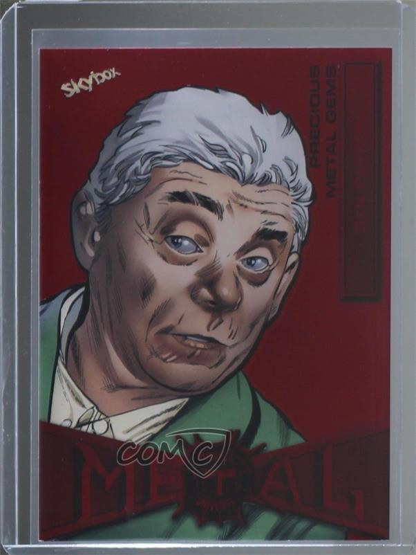 2022 Upper Deck Marvel Metal Universe Spider-Man PMG Red /100 Ben Parker #8 1xs