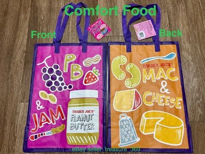 Buy More & Save- Reusable Trader Joe s Bag Comfort Food - Brand New With Tag
