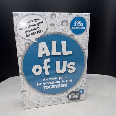 ALL OF US Trivia Game NEW Sealed What Do You Meme? Family Party Game 2400+ Quest