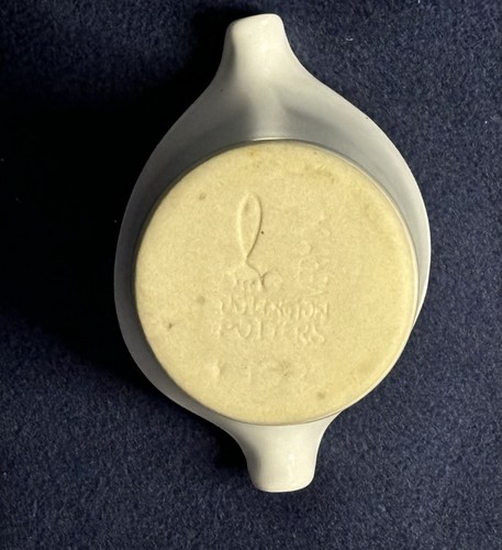 Bennington Potters Vermont Doppelauslauf Milchkännchen Sirup # 1635 weiß - Bild 4 von 7