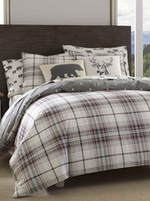 Eddie Bauer - Home Decor - 100 Cotton Duvet Cover Sham Set Twin Plaid