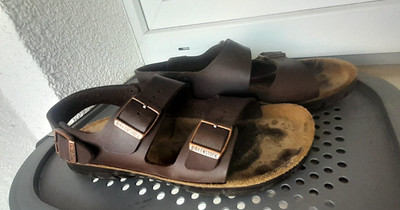 Birkenstock Profi Birki Sandalen Gr. 41 42 Braun Slip Resistant Made in Germany