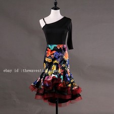 Latin Ballroom Competitio  n Dance Dress Modern Waltz Tango Standard Dress F313