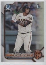 2022 Bowman Chrome Prospects Refractor 85/499 Ricardo Genoves #BCP-60 09wc