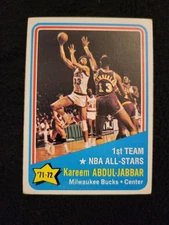 1972 Topps Kareem Abdul-Jabbar #163 - All Star - Milwaukee Bucks - VG/EX