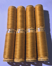 Gutermann Natural Cotton Thread 110yd Light Topaz 1661 LOT OF 8