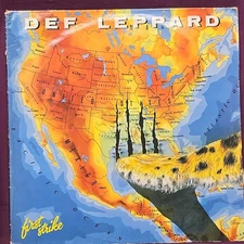 Def Leppard First Strike BELGIUM IMPORT Flash 843 007 1979 Demos rare 1985